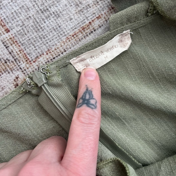 Altar'd State Green Ruffle Jumpsuit - Picture 5 of 6